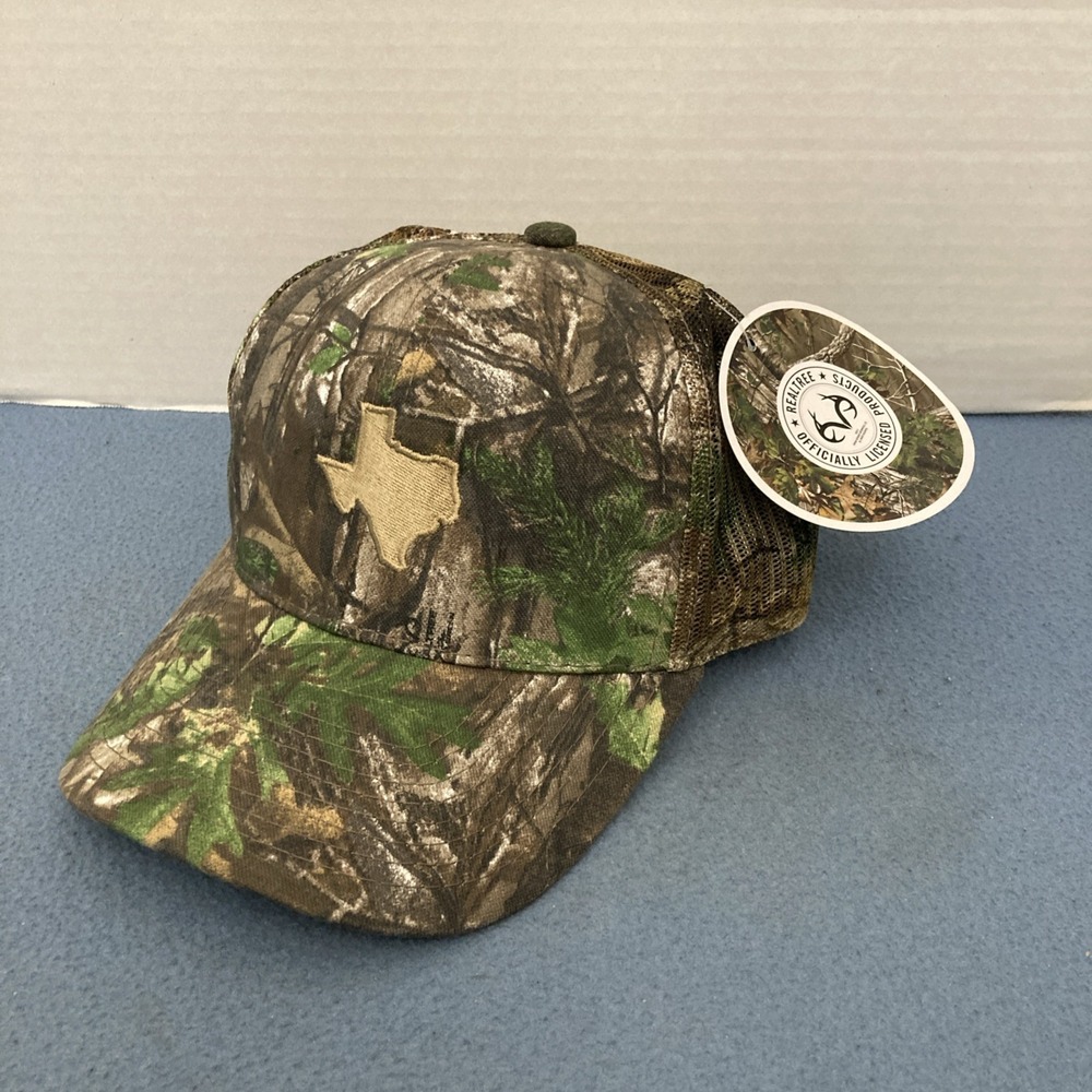 Realtree Xtra Green Texas Snapback Mesh Trucker Cap - One Size Fits Most